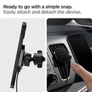 SPIGEN OneTap Pro (MagFit) Designed for Magsafe Magnetic Fast Wireless Car Charger with Smart Air Vent Wing Compatible with iPhone 15/14/13/12 Series - Black