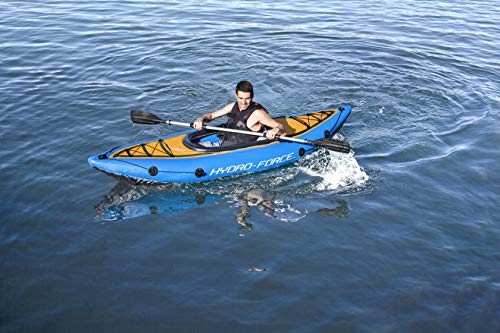 Bestway BW65115 Hydro-Force, Cove Champion Kayak with Oar, 1 Person Capacity, Colour