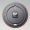 Seiko Clock Analog Wood Frame Brown Wood Base KX620B