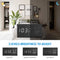 AMIR Digital Alarm Clock, Large Mirror Surface LED Screen Display, Automatic Brightness Control with Snooze, Stylish led Clock with Dual USB Ports for Home, Bedroom Black