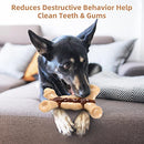 Indestructible Dog Chew Toys for Aggressive Chewers Large Breed,Dog Toys for Boredom and Stimulating,Nylon Dog Bones for Aggressive Chewers (Bacon)