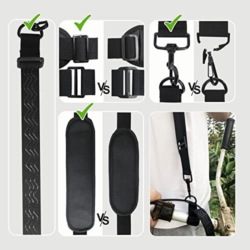 Weed Eater Strap Trimmer Shoulder Strap Nylon Harness Blower Strap Universal Compatible with String Trimmer Leaf Blower Hedge Trimmer Multi Head System