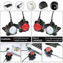 Rechargeable Waterproof Bicycle Bike LED Front Rear Tail Lights USB Mount