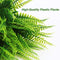 Artificial Boston Fern Plants Bushes 20Packs Faux Plants Shrubs Greenery UV Resistant for House Office Garden Indoor Outdoor Décor