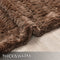 YUSOKI Luxury Double Sided Faux Fur Throw Blanket(Without Pillows),Soft Fuzzy Fluffy Cozy Blanket Plush Furry Comfy Warm Blanket for Couch Bed Chair Sofa Bedroom Men Boys Gift(Brown,50" x 63")