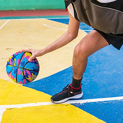 AND1 Ultra Grip Basketball: Official Regulation Size 7 (29.5 inches) Rubber - Deep Channel Construction Streetball, Made for Indoor Outdoor Basketball Games