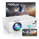 Mini Projector,WiMiUS 8000 Lumen Portable Projector Support 1080P Full HD,Home Theater Projector with 200'' Huge Screen and Zoom Function,WiFi Projector Compatible with TV Sticks, PS4, PS5,HDMI,USB,AV