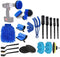 22pcs Car Cleaning Tool Kit Car Wash Kit, Car Detailing Brush Set, Auto Detailing Drill Brush Set,Car Cleaning Brushes for Cleaning Wheels,Dashboard,Interior,Exterior,Leather,Air Vents,Emblems.