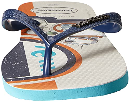 Havaianas Boy's Unisex's Star Wars Flip-Flop Child, Blue, 10 US