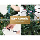 Jingle Jollys Christmas Tree 2.1m Prelit 3000 LED Lights Xmas Trees, Decorations Holiday Party Gift Home Garden Store Decor, 7ft 1250 Tips 8 Light Modes Simple Assembly 210cm