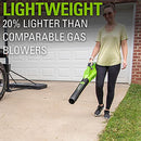 Greenworks 40V Axial Blower (450 CFM / 120 MPH), 4Ah USB Battery and Charger, BL40B411