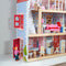 KidKraft Chelsea Cottage Wooden Dolls House with Furniture and Accessories Included, Play Set for Miniature Dolls, Dollhouse for Mini Dolls, Kids' Toys, 65054