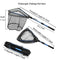 ZHENDUO OUTDOOR Fishing Net Fishing Landing Net Collapsible Telescopic Fishing Nets for Safe Fish Catching or Releasing with Fish Gripper Fishing Gear Tool Set (36.2inch)