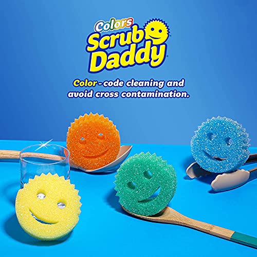 Scrub Daddy Colours FlexTexture Scrubber (Pack of 6)