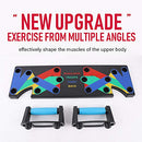 9 in 1 Push Up Board Portable Home Training Equipment for Men Women Fitness Exercise Strength Works Your Upper Body Out