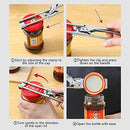 Adjustable Stainless Steel Can Opener, Multifunctional Stainless Steel Can Opener Jar Lid Gripper, Non-Slip Design Bottle Opener，Manual Jar Bottle Opener Kitchen Accessories