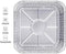 Packware Square Disposable Aluminum Foil Tray - Premium Quality Aluminum Foil with Leakage-Proof, Durable, Recycled Material - Catering, Baking, Roasting, Grill & Much More - 20x20x5cm (20 Pack)