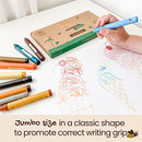 Honeysticks 100% Pure Beeswax Crayons - Jumbo Crayons for Toddlers, Kids - Non Toxic, Food Grade Colours, Sustainably Made in New Zealand - Large Size is Easy to Hold and Use - 16 Bright Colours