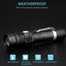 Led Torch Rechargeable 10000 Lumens, Tactical Torch with 5 Modes-Flashlight Waterproof Focus Zoomable Handheld Torches- Led Torch High Lumes Camping & Hiking Light