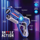 Play22 Laser Tag Sets Gun Vest - Infrared Laser Tag Set 4 Guns 4 Vests - Laser Tag Gun Toys for Indoor Outdoor - Laser Tag Game Set Best Gift Boys Girls - Original