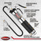 Bravex Heavy Duty Professional Pistol Grip Grease Gun 6000 PSI - 18 inch Flex Hose …