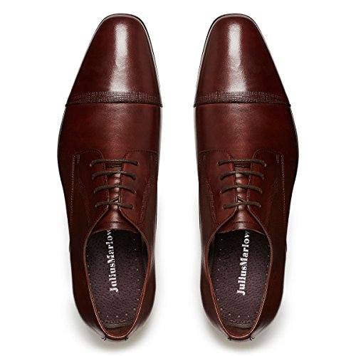 Julius Marlow Men's Jaded Dress Shoe, Brown, UK 9/US 10