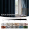 MIULEE 2 Panels Linen Curtains 90 Inches Long Blackout Curtain Panels for Bedroom/Living Room Curtain Drapes Thermal Insulating Texture Grommet Top-Eggshell Blue