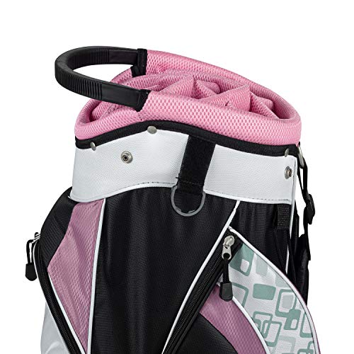 Founders Club Women's Ladies Complete Golf Set (16 Piece) Standard or Petite Length Right Handed (Rose, Petite)