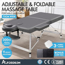 ALFORDSON Massage Table Folding Massage Bed 75cm Wide Portable Aluminium Beauty SPA Treatment Waxing Massage Bed Desk
