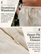 Coofandy Men's Linen Elastic Pants Casual Regular Fit Golf Beach Pants