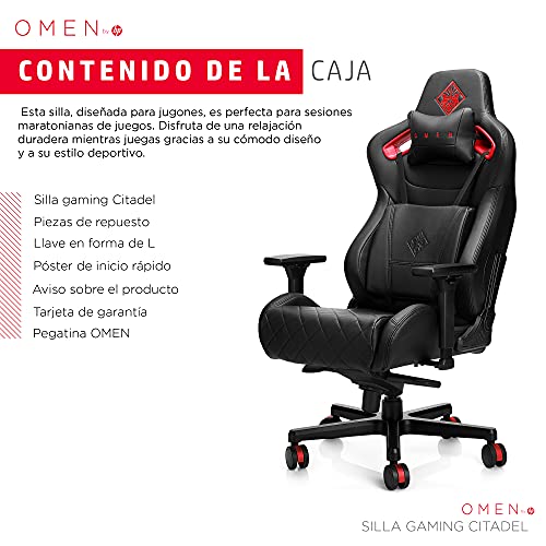 New 6KY97AA OMEN Citadel Gaming Chair by HP.b.