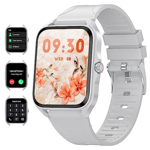 LIGE Smart Watch for Women Men (Answer/Make Calls), 2023 Newest 1.83 Inch Fitness Tracker, Heart Rate/Sleep Monitor/Pedometer/Calories, Multiple Sports Modes, Waterproof Fitness Watch for Android iOS