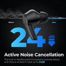 Wireless Earbuds, SoundPEATS T3 Active Noise Canceling with 4 Mics, Bluetooth 5.2 in-Ear Headphones, ANC Earbuds for Clear Calls, Transparency Mode, Touch Control, Total 16.5 Hrs