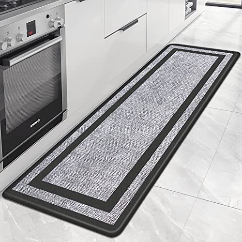 Kitchen Mat Non Slip,Anti Fatigue kitchen rugs & mats,Cushioned Kitchen Sink Absorbent Mats and Runners,Large Thick Waterproof Ergonomic Comfort Standing Mat for Home,Kitchen,Floor,Office,Sink,Laundry
