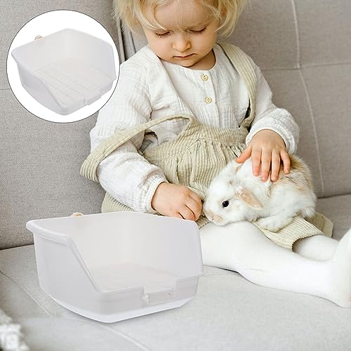 POPETPOP 1pc Rabbit Drawer Rabbit Hutch Indoor Rabbit Potty Training Litter Indoor Rabbit Hutch Bunny Train Potty Queen Bedding Rabbit Toilet Mini Drawers Sand Basin Plastic Multifunction