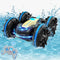 RC Car with Cool Lighting, Ufanore 2.4GHz 4WD Amphibious Remote Control Cars with 360° Spins & Flips Water Land Car Toys for Kids Boys and Girls, Birthday Gifts Toy