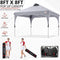 ABCCANOPY Outdoor Pop up Canopy Tent 8x8 Camping Sun Shelter-Series, Gray