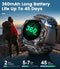 LIGE Smart Watch for Men, 1.43" AMOLED HD 360mAh Smartwatch with Bluetooth Call, Heart Rate/Sleep/Blood Oxygen Monitor, IP68 Waterproof 2 Straps Smart Watch Compatible with Android iPhone iOS Black