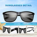 Duduma Polarized Sunglasses UV400 Protection Classic Designer Fashion Sun Glasses for Men Women(A536black)