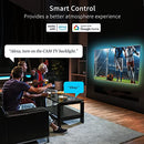 Smart LED TV Backlights with Camera for 75-85 inch TVs, 16.4ft RGB+IC Immersion TV Lights, Sync to Music, Scene Mode, Compatible with Alexa & Google Assistant, App Control, WiFi Strip Lights