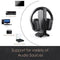 Avantree Wireless Headphones for TV Watching with 2.4G RF Transmitter Charging Dock, Digital Optical System, High Volume Headset Ideal for Seniors