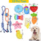 Squeaky Dog Toys,Puppy Toys, Durable Puppy Toys for Teething Small Dogs, Cute Dog Toys Small Dogs, Stuffed Plush Squeaky Small Dog Toys, Reliable Ropes Puppy Chew Toys