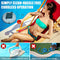 Baopilong (2023 Upgrade) Cordless Pool Vacuum for Above Ground Pool, Automatic Robotic Cleaner Dual-Drive Motors Self-Parking In Flat Pools Up to 1000 Sq.Ft (Lasts 120 Mins) White (PZ0-18)