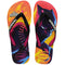 Havaianas Unisex's Top Marvel Flip-Flop, Black Pink Electric, 11/12 UK