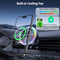 ZenGoose for MagSafe Car Mount Charger, 15 W Mobile Phone Holder Car with Charging Function for iPhone 15 Pro Max/14/13/12 Series, Charger with Cooling Fan
