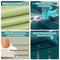 Buric Family Size Swimming Pool, Inflatable Swimming Pool, Kids Pools with Sunshade for Indoor, Outdoor, Garden, Backyard (Green,300cm (no slide))