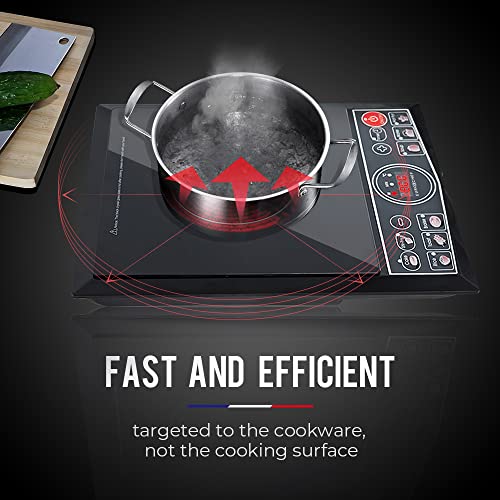 EuroChef 2000W Electric Induction Portable Cooktop