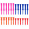 TOYANDONA 40Pcs Golf Tees, Double Deck 4 Sizes Golf Step Tees Plastic Golf Tees Kit Golf Castle Tees for Indoor Outdoor Home Golf Training