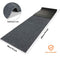 Nuanchu Large Semi Finished Outdoor Mat 16 x 79 Inch Narrow Door Mat Non Slip Mats Waterproof Carpet Roll for Bathroom Entryway Indoor Outdoor(Gray,1 Roll)