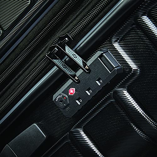 Samsonite Omni 2 Hardside Expandable Luggage with Spinner Wheels, Midnight Black, 2-Piece Set (20/24), Omni 2 Hardside Expandable Luggage with Spinner Wheels